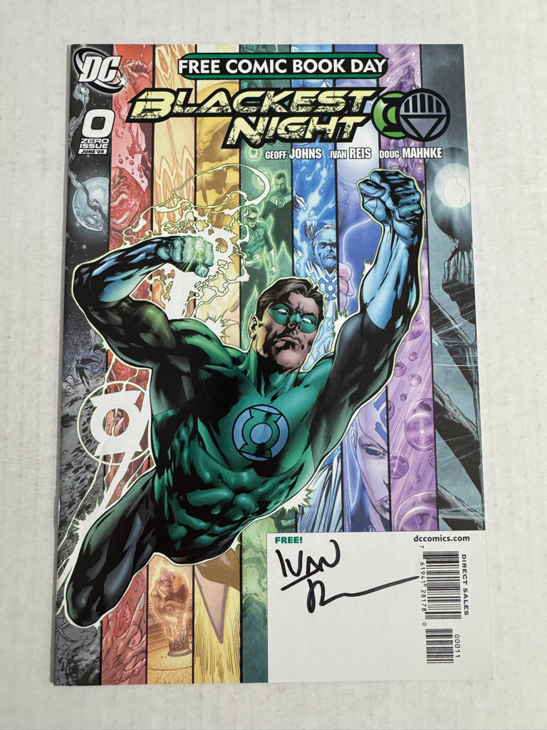 BLACKEST NIGHT #0 NM SIGNED by Ivan Reis