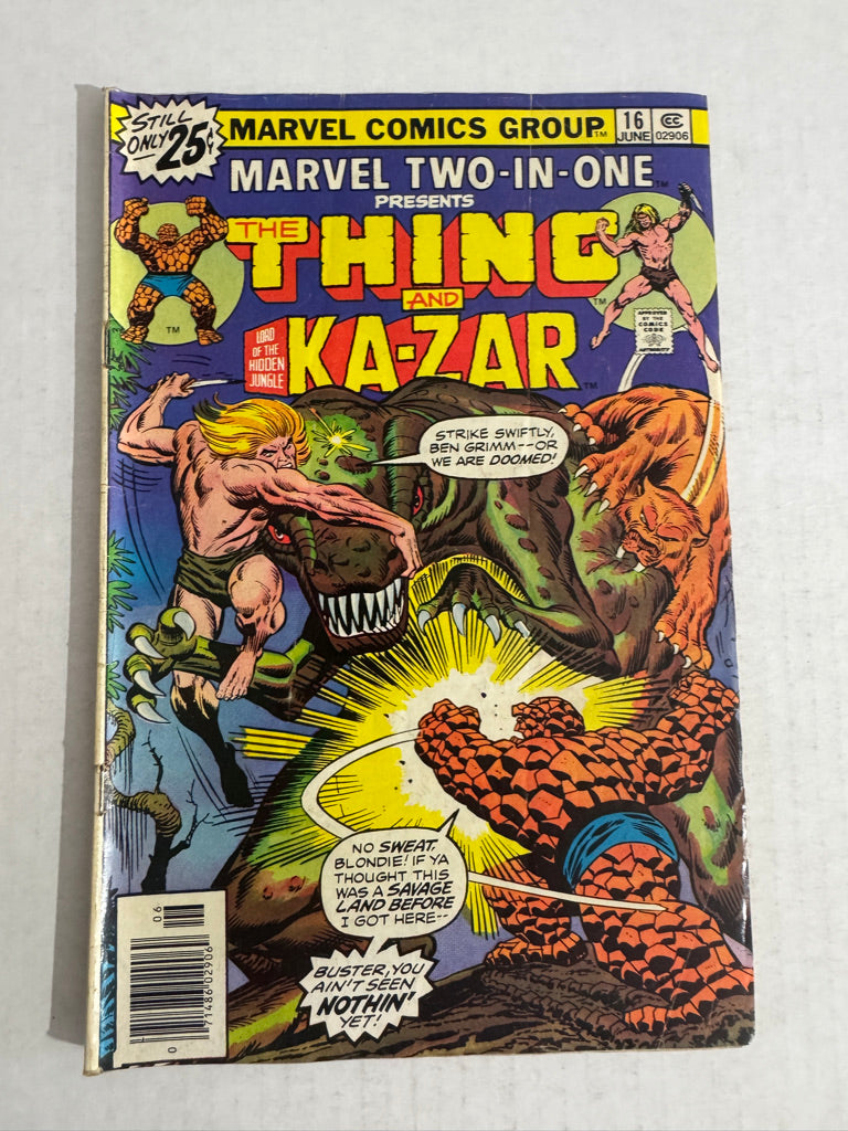 MARVEL TWO-IN-ONE #16 GD