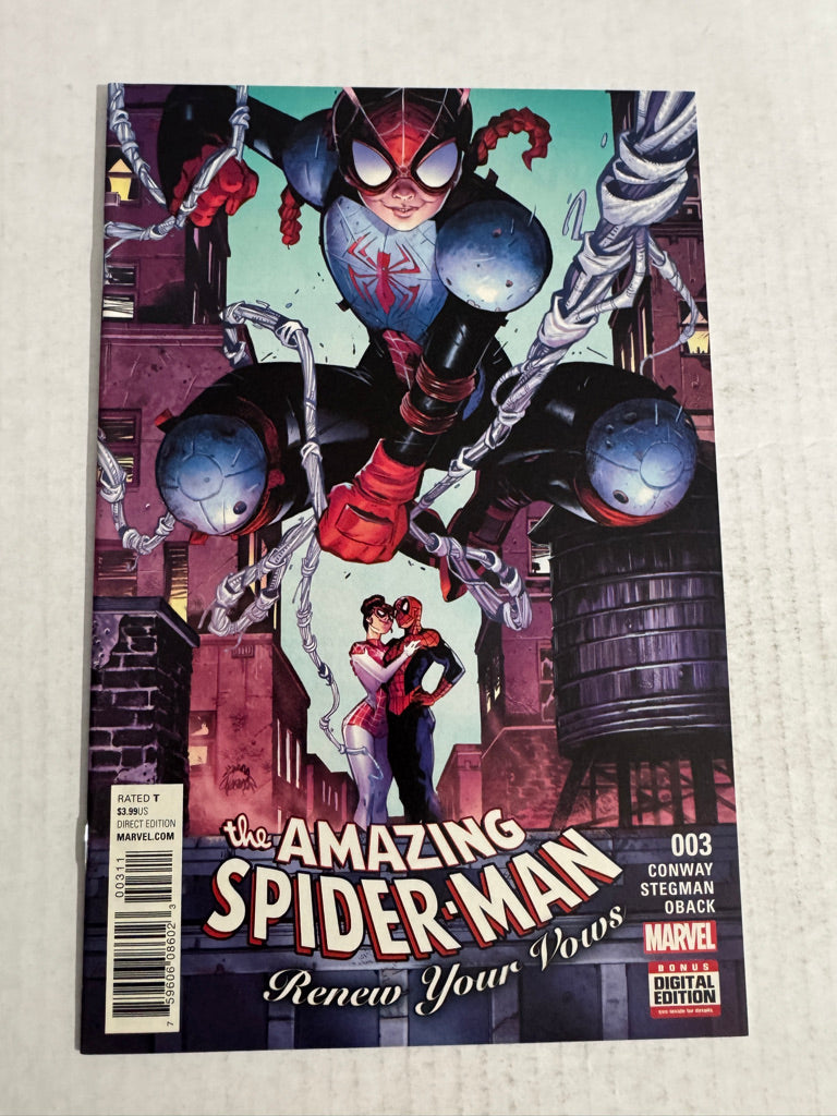 AMAZING SPIDER-MAN RENEW YOUR VOWS #3 Vol 2 NM Ryan Stegman Cover