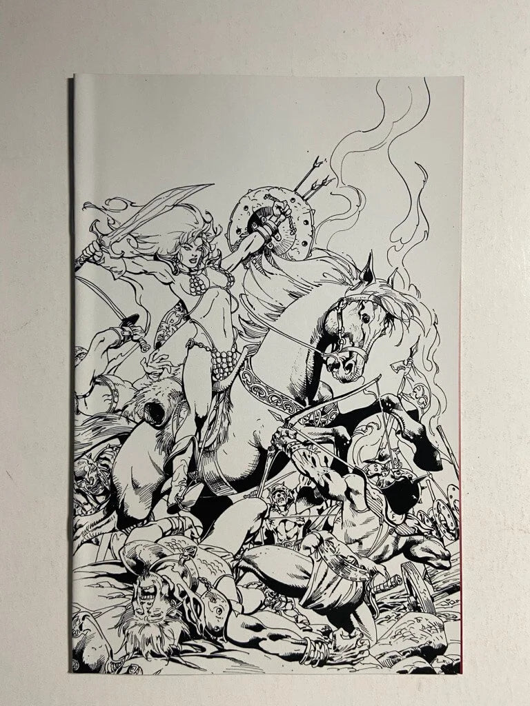 KILLING RED SONJA #1 1:15 Castro B/W Virgin Variant