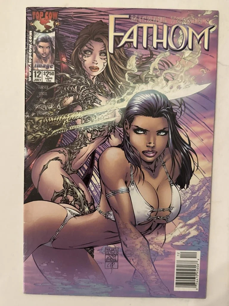 FATHOM #12 FN/VF Michael Turner NEWSSTAND Edition