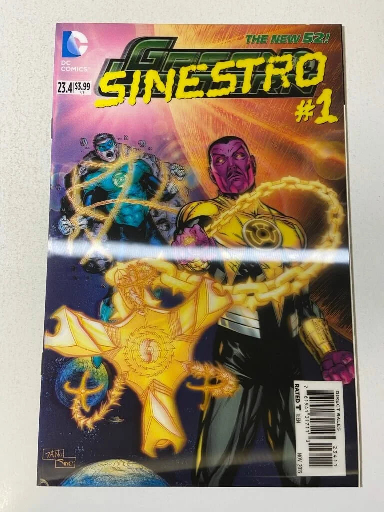 GREEN LANTERN #22.4 Sinestro Vol 5 NM Lenticular Cover