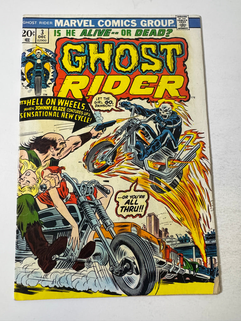 GHOST RIDER #3 GD/VG 1ST APPEARANCE