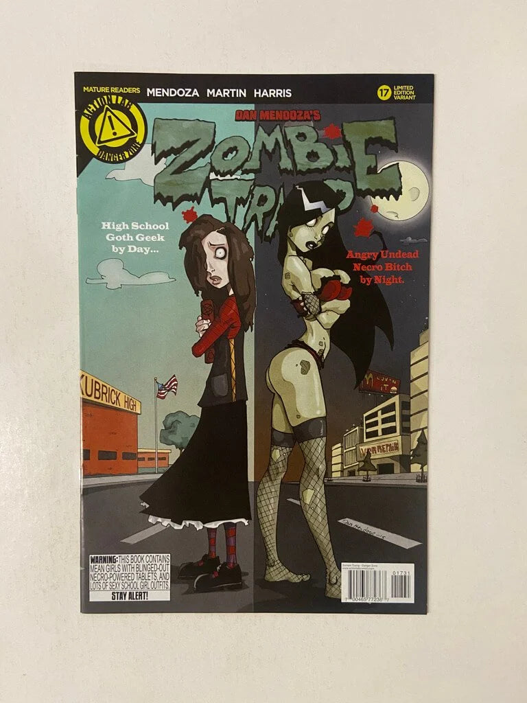 ZOMBIE TRAMP #17 Dan Mendoza Variant LTD 2000