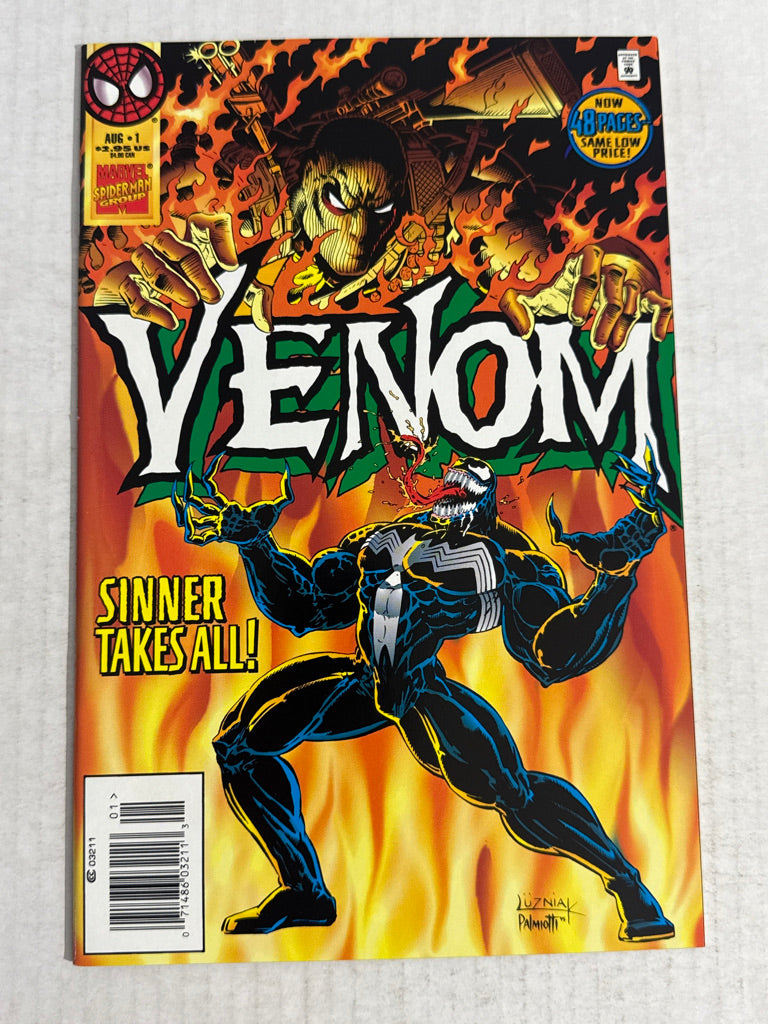VENOM SINNER TAKES ALL #1 NM NEWSSTAND