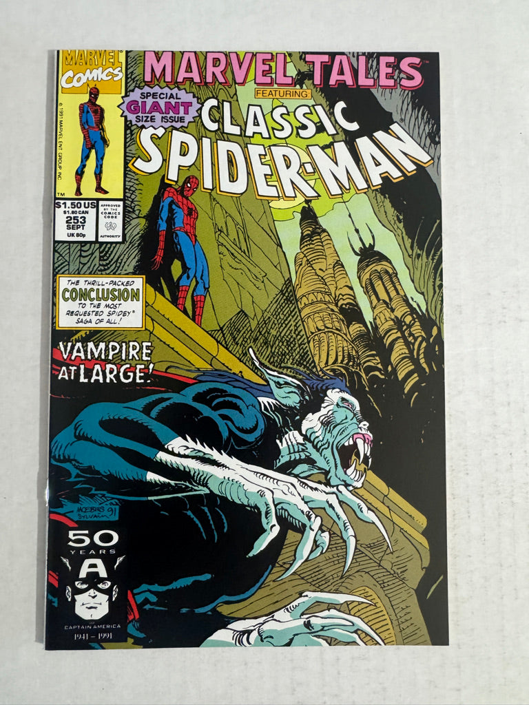 MARVEL TALES #253 NM Moebius Cover