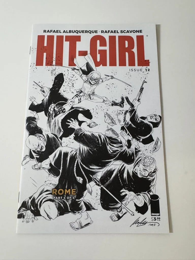 HIT-GIRL #12 Vol 2 NM B/W Albuquerque Variant