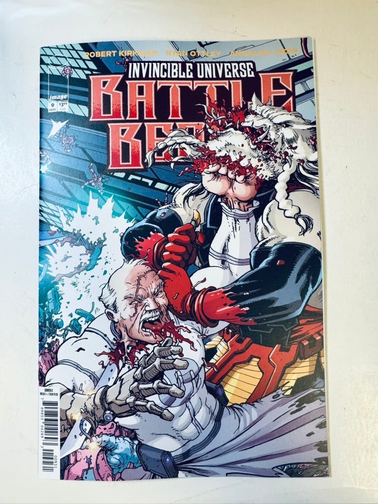 INVINCIBLE UNIVERSE: BATTLE BEAST #9 NM Cover C 1:10 Chris Burnham Variant