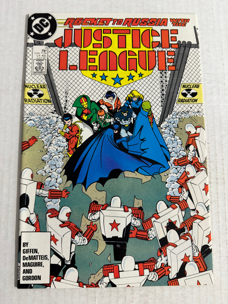 JUSTICE LEAGUE #3 NM Kevin Maguire Cover