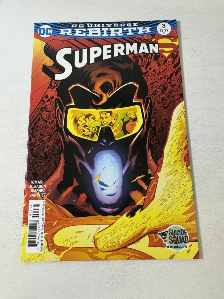 SUPERMAN #3 Vol 4 NM Patrick Gleason Cover