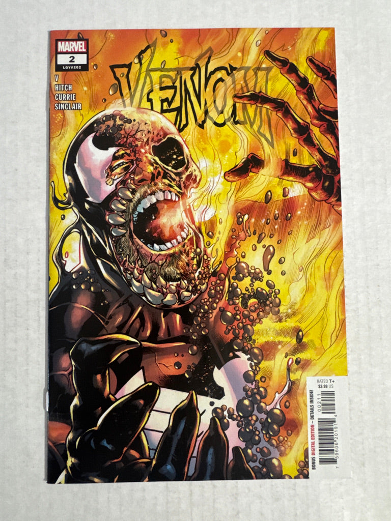 VENOM #2 Vol 5 NM Bryan Hitch Cover 1ST APPEARANCE