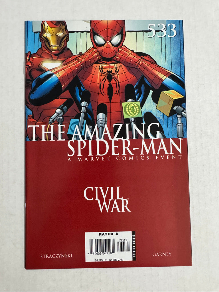 AMAZING SPIDER-MAN #533 NM Ron Garney Cover