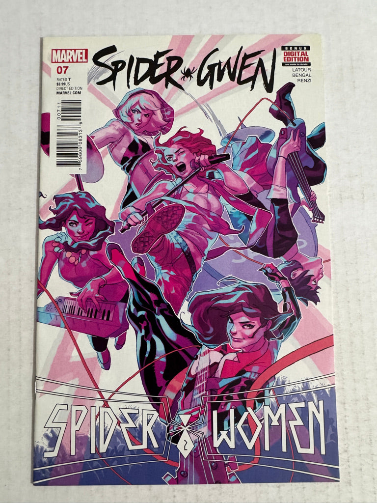 SPIDER-GWEN #7 Vol 2 NM Yasmine Putri Cover