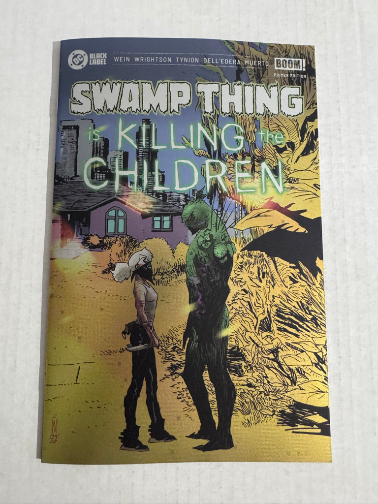 SWAMP THING IS KILLING THE CHILDREN #1 Primer Edition NM NYCC Werther Dell'Edera Foil Variant LTD 900