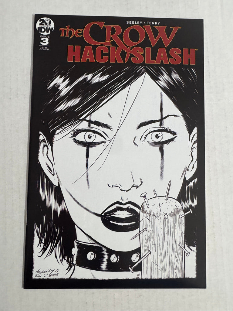 THE CROW HACK/SLASH #3 1:20 Tim Seeley B/W Variant