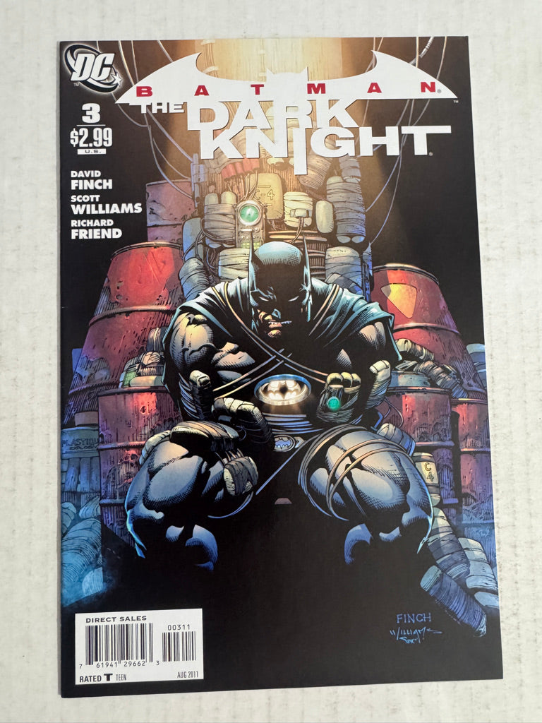 BATMAN THE DARK KNIGHT #3 VF David Finch Cover