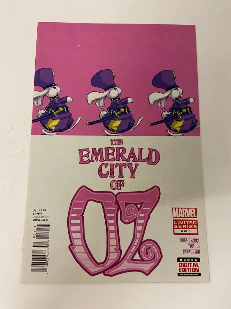 EMERALD CITY OF OZ #4 VF/NM Skottie Young Cover