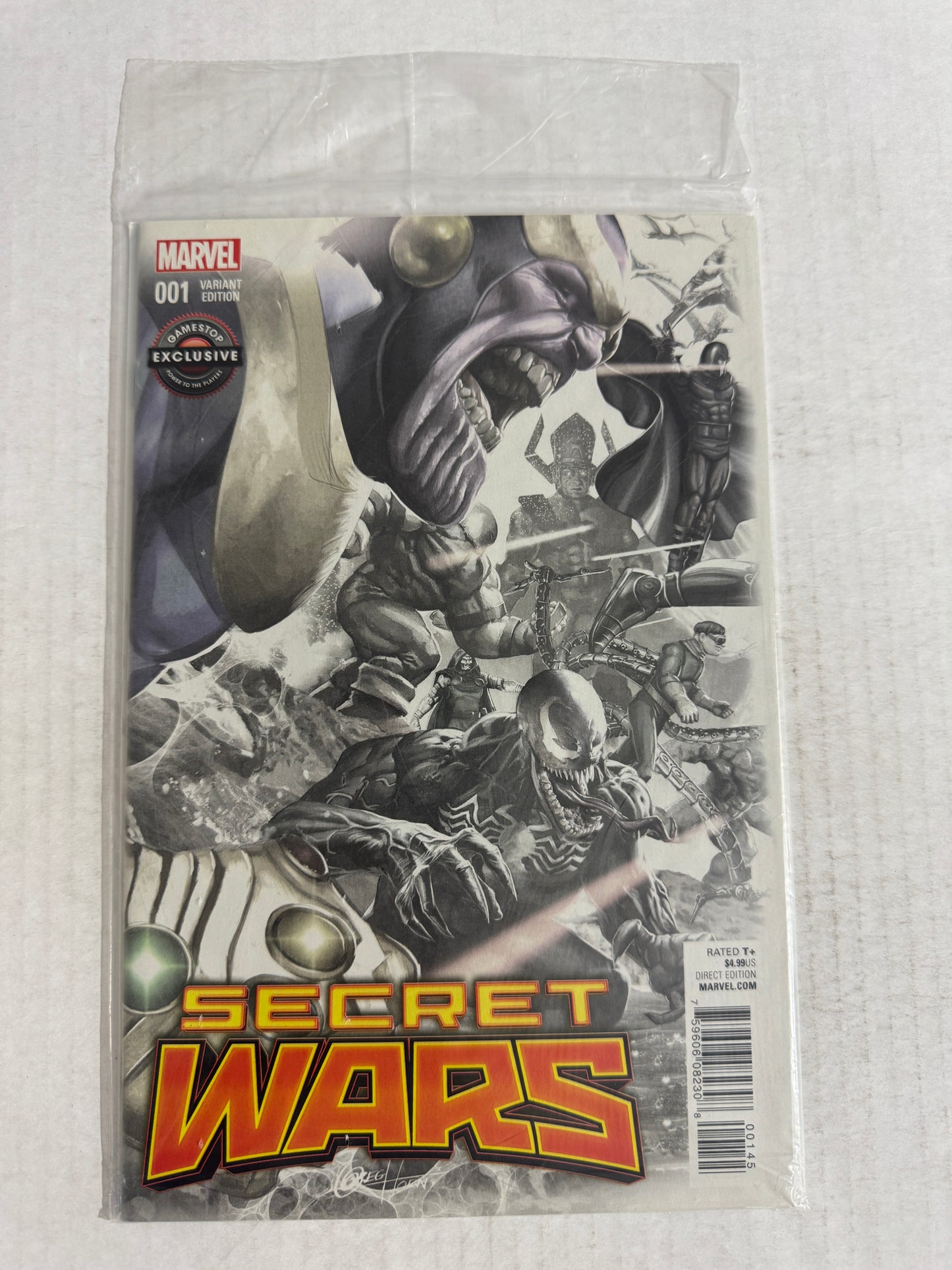 SECRET WARS #1 NM Greg Horn Gamestop Store Exclusive Variant