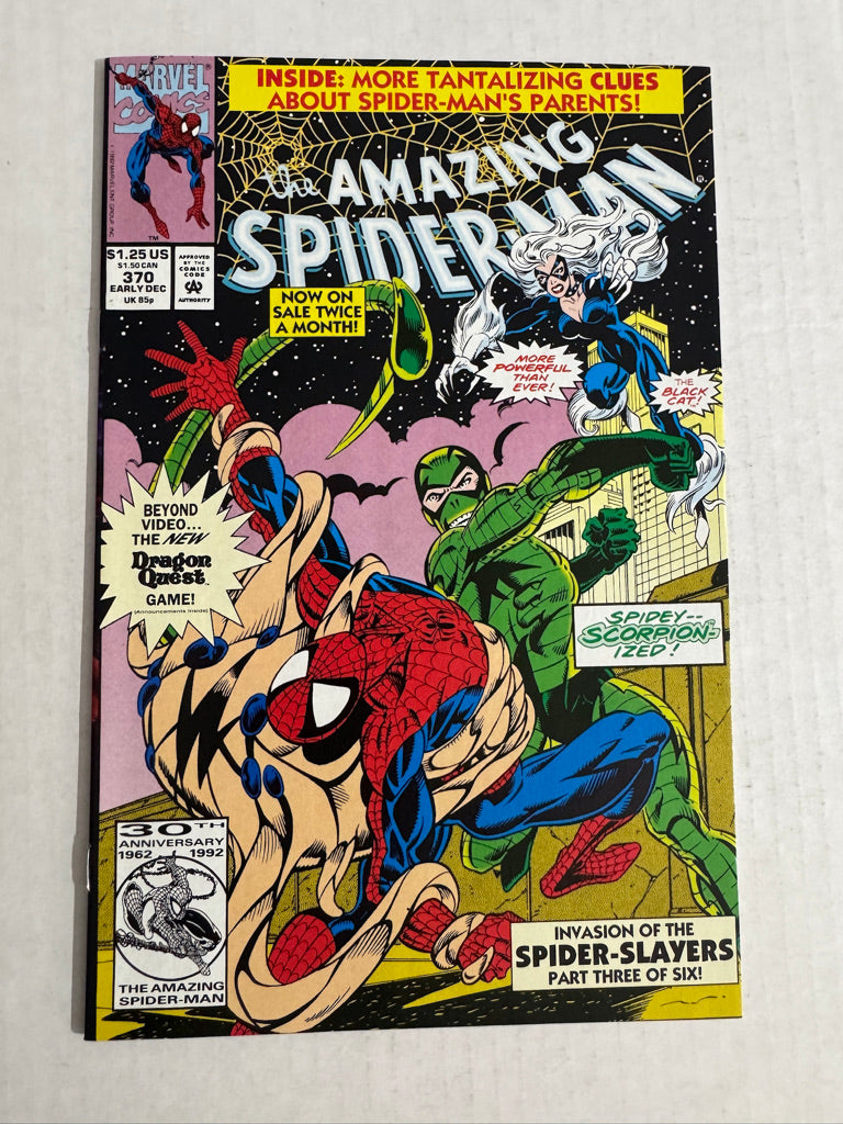 AMAZING SPIDER-MAN #370 NM- Mark Bagley Cover