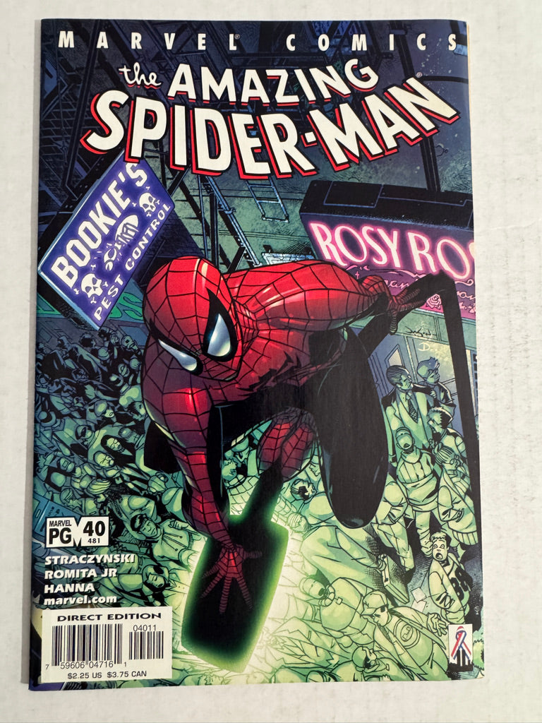 AMAZING SPIDER-MAN #40 Vol 2 NM- Jason Pearson Cover