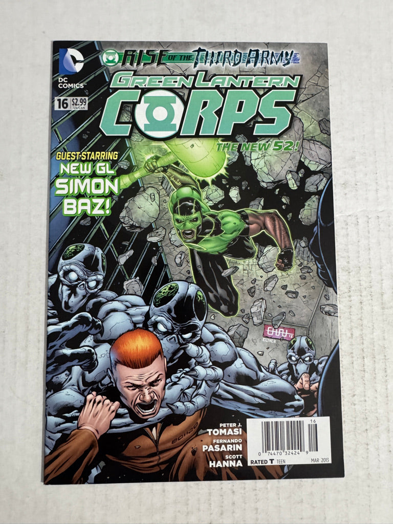 GREEN LANTERN CORPS #16 Vol 3 VF+ NEWSSTAND