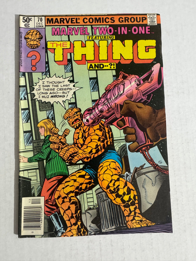 MARVEL TWO-IN-ONE #70 FN NEWSSTAND