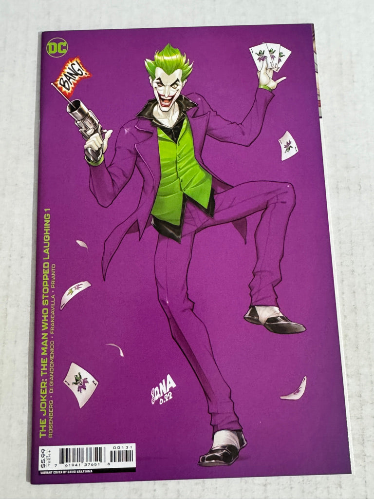 JOKER The Man Who Stopped Laughing #1 NM David Nakayama Variant