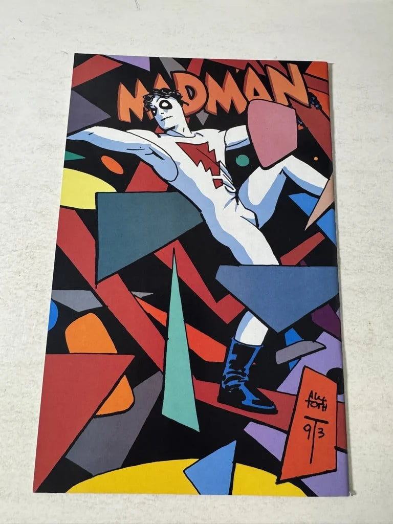 MADMAN COMICS #3 NM Alex Toth Back Cover