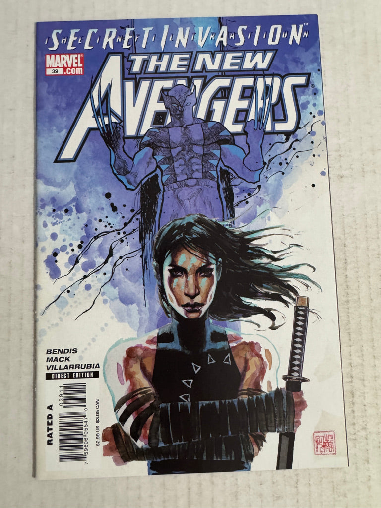 NEW AVENGERS #39 NM David Mack Cover