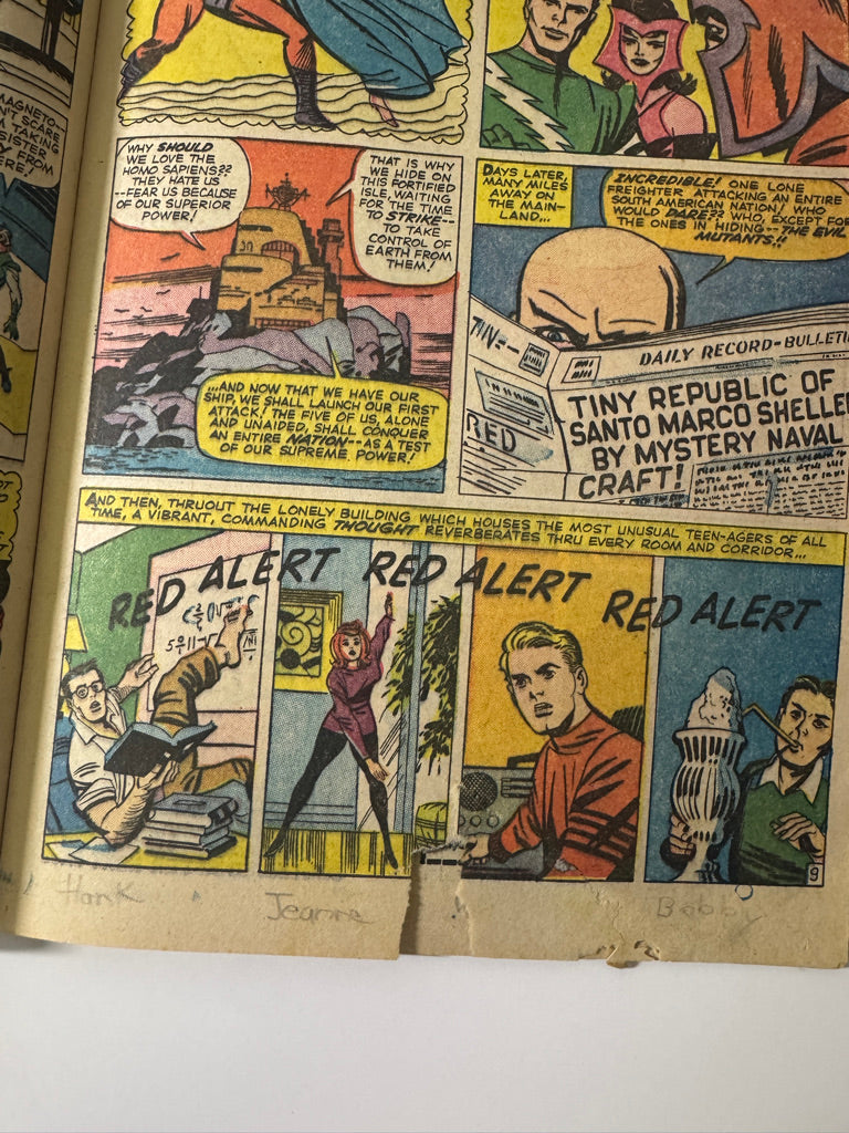 X-MEN #4 VG+ 1ST APPEARANCE