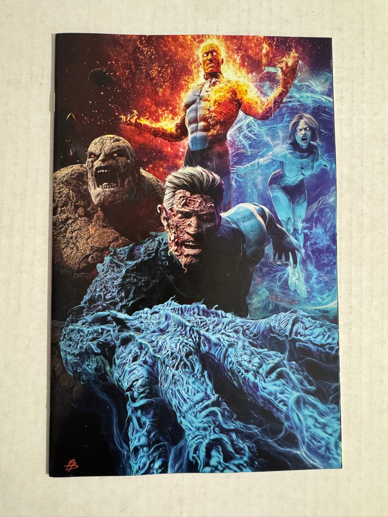 MIDNIGHT FANTASTIC FOUR #1 NM NYCC Bjorn Barends Virgin Variant LTD 1000