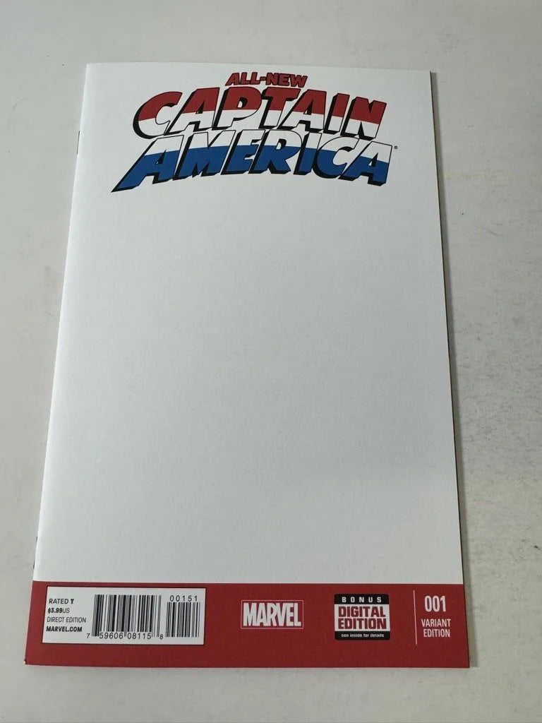 ALL-NEW CAPTAIN AMERICA #1 NM Blank Variant