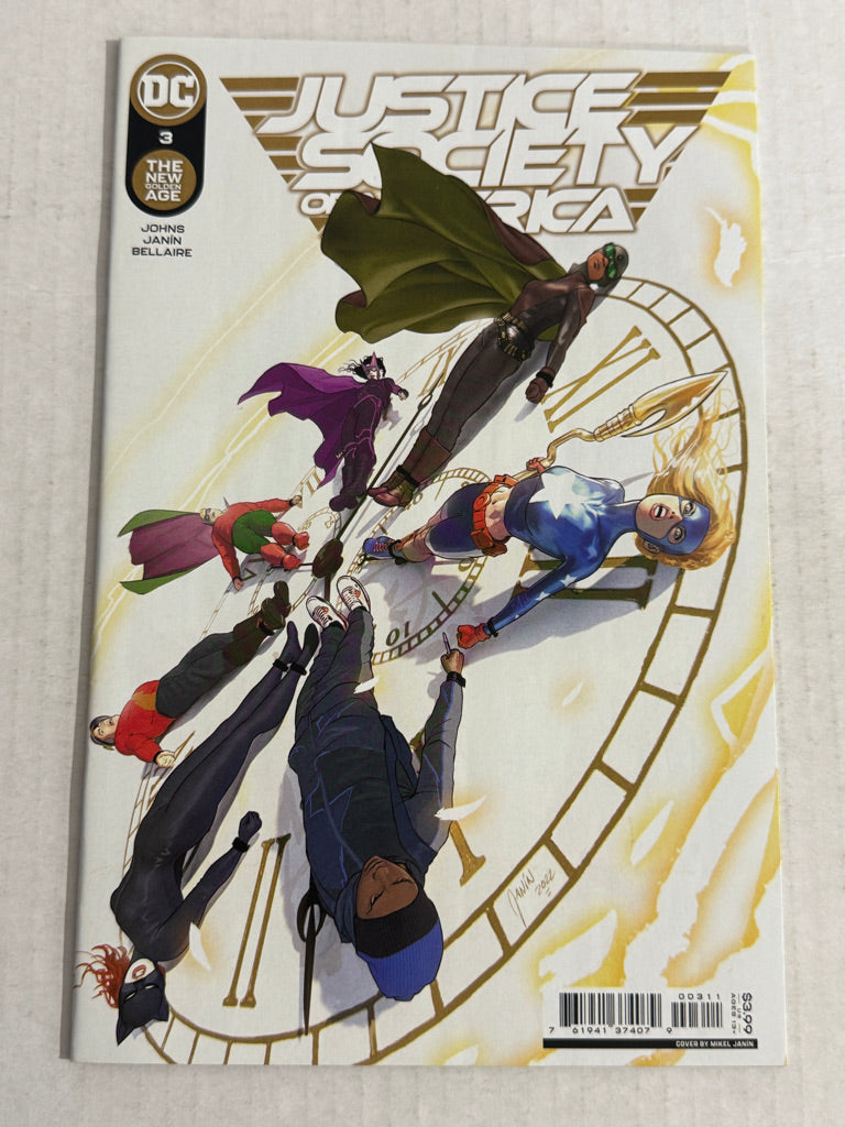 JUSTICE SOCIETY OF AMERICA #3 Vol 4 NM Mikel Janin Cover