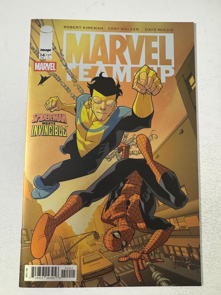 MARVEL TEAM-UP #14 Vol 3 NM Foil Facsimile Variant