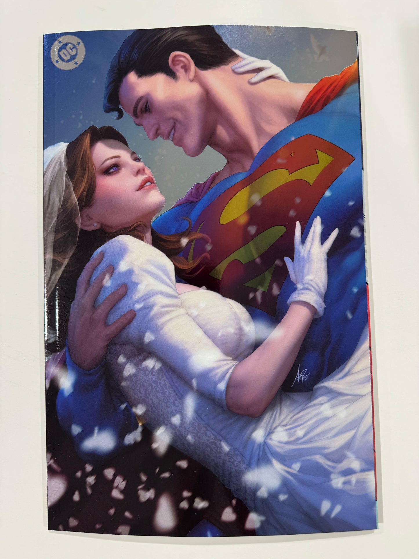 SUPERMAN: THE WEDDING ALBUM - 30TH ANNIVERSARY SPECIAL #1 NM Cover E Stanley 'Artgerm' Lau Foil Virgin Variant