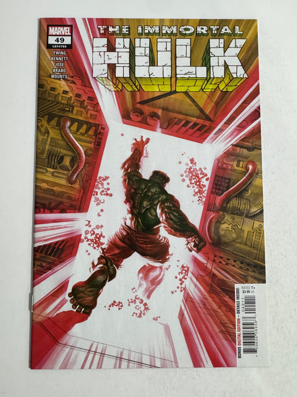 IMMORTAL HULK #49 NM Alex Ross Cover