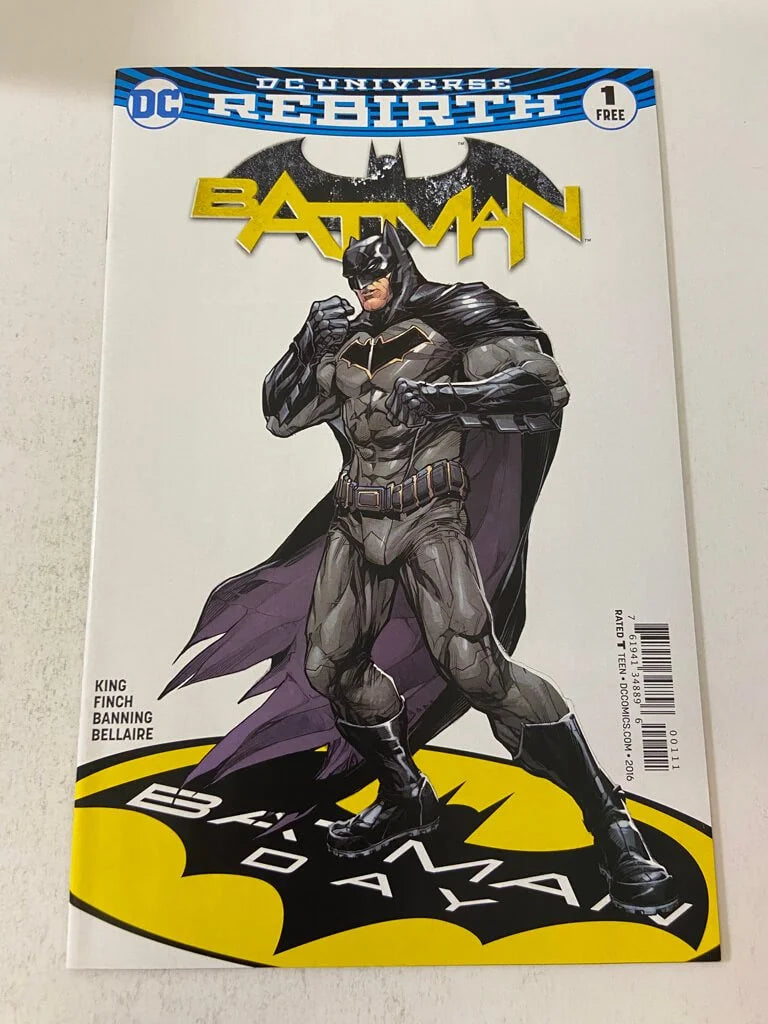 BATMAN #1 Vol 3 NM Yanick Paquette Batman Day Variant