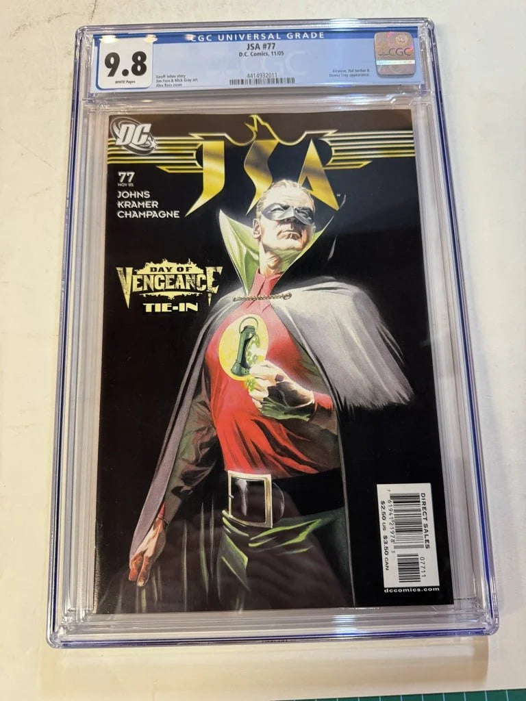 JSA #77 CGC 9.8 Alex Ross Cover
