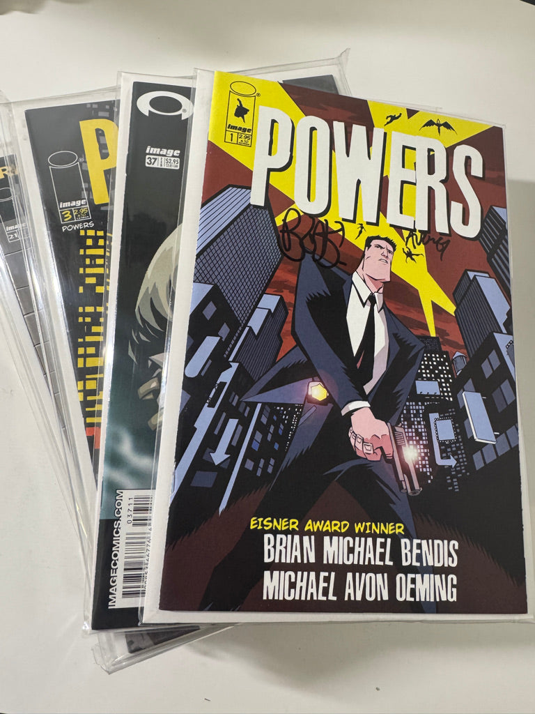 POWERS #1-37 + #1/2 an Annual #1 Set SIGNED 2x