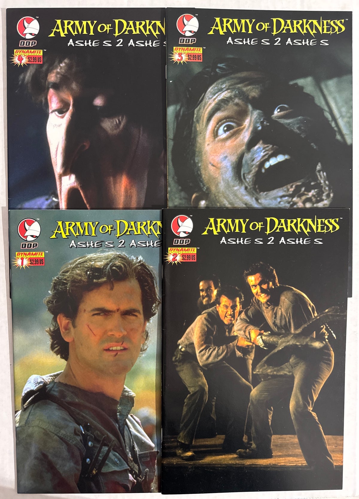 ARMY OF DARKNESS Ashes 2 Ashes #1-4 NM- Photo Variant SET