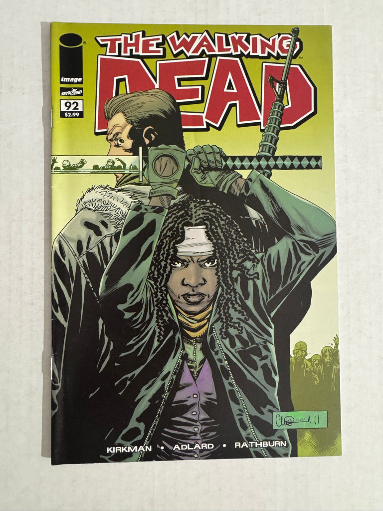 WALKING DEAD #92 VF/NM 1ST APPEARANCE