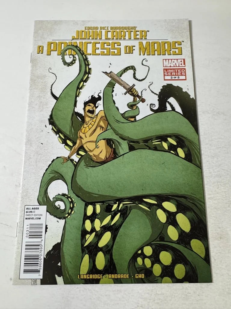 JOHN CARTER A Princess of Mars #3 NM- Skottie Young Cover