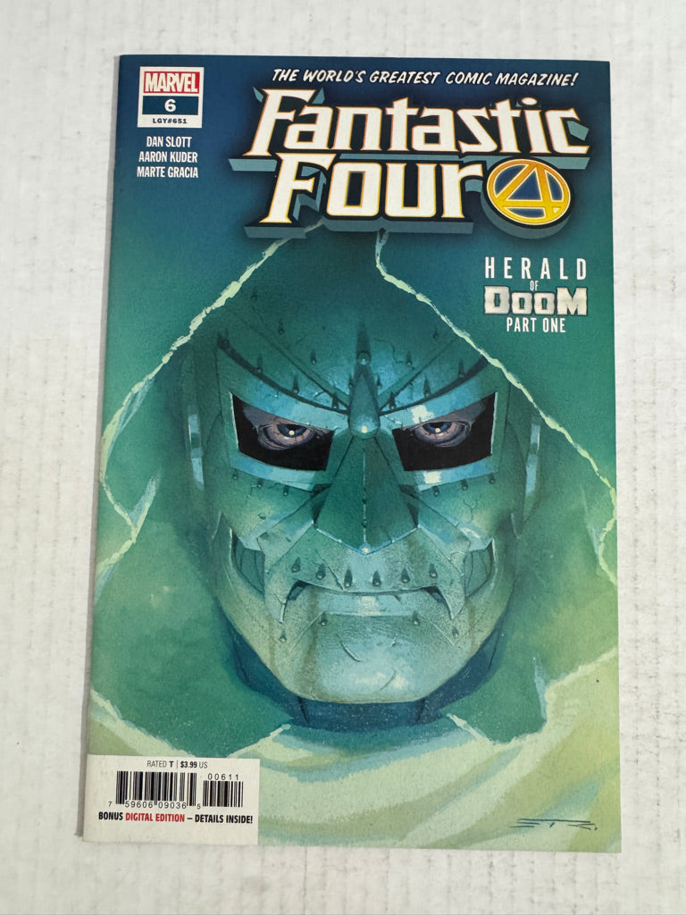 FANTASTIC FOUR #6 Vol 6 NM- Esad Ribic Cover 1ST APPEARANCE