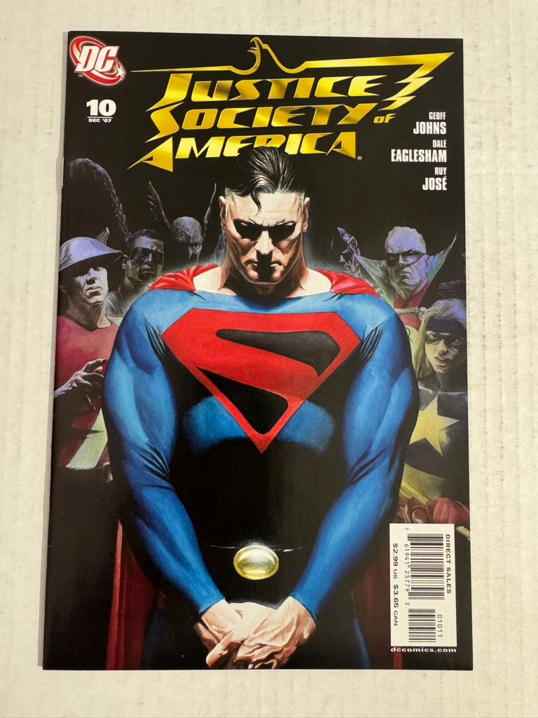 JUSTICE SOCIETY OF AMERICA #10 Vol 3 Alex Ross Cover