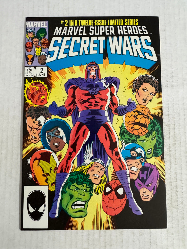 MARVEL SUPER HEROES SECRET WARS #2 Mike Zeck Cover