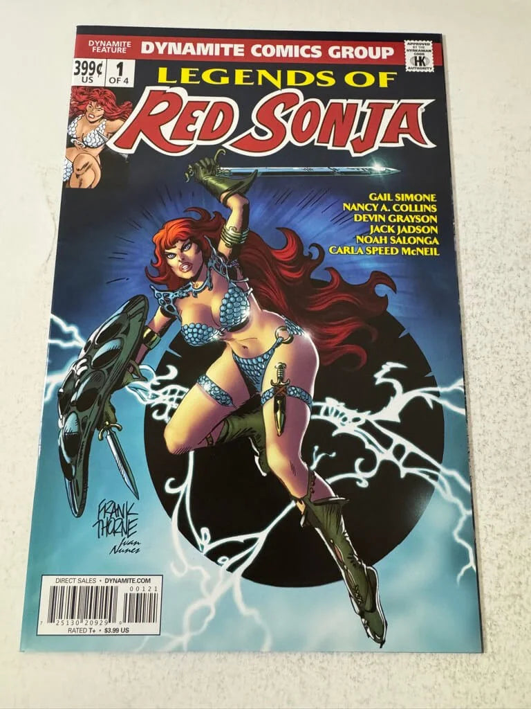 LEGENDS OF RED SONJA #1 NM- Frank Thorne Variant