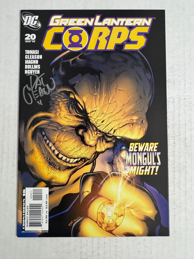GREEN LANTERN CORPS #20 Vol 2 NM- SIGNED by Patrick Gleason