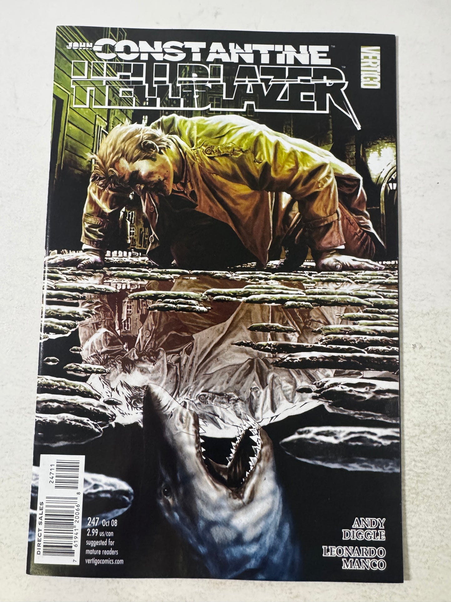 HELLBLAZER #247 NM Lee Bermejo Cover