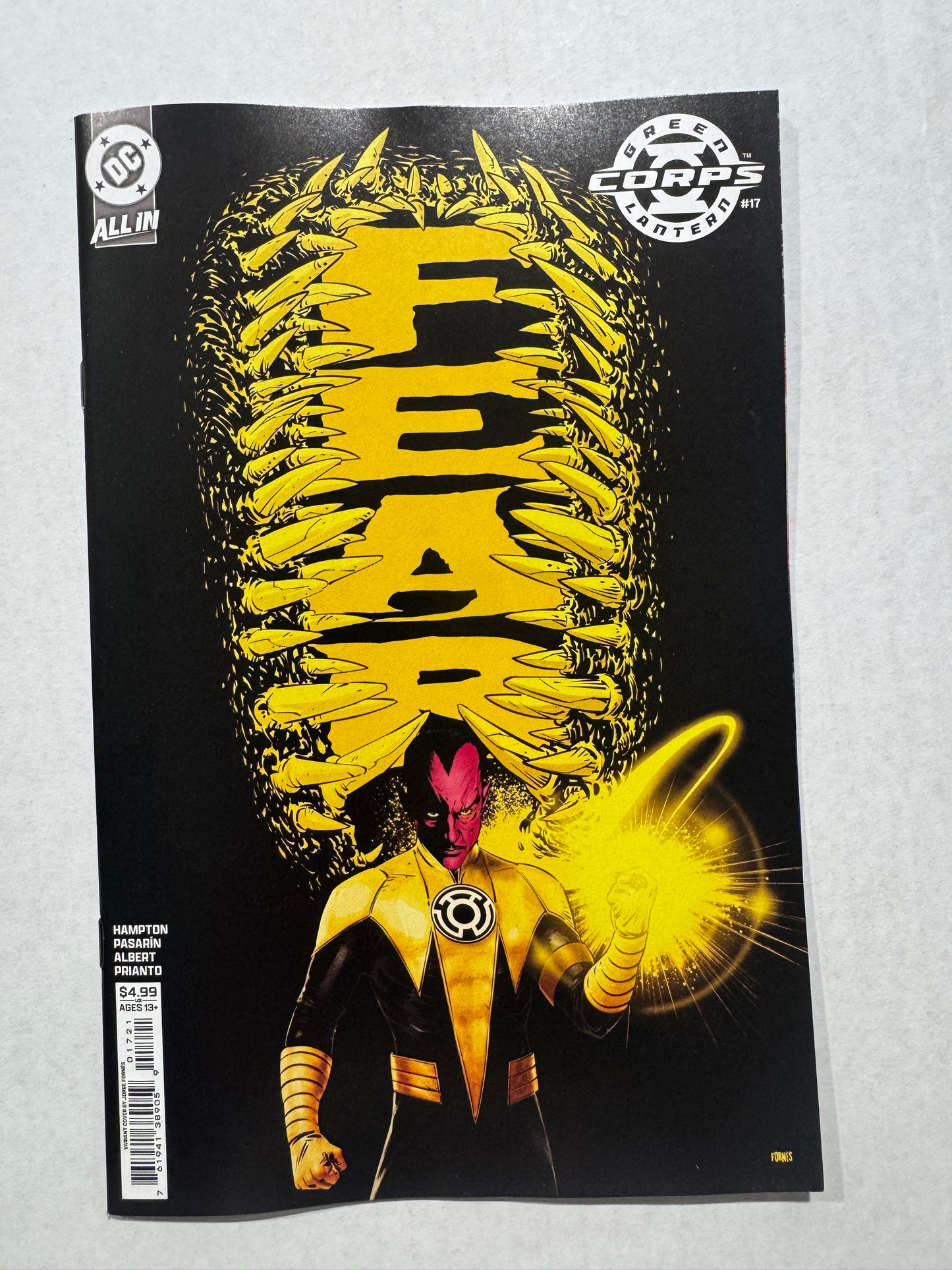GREEN LANTERN CORPS #17 NM Jorge Fornes Variant