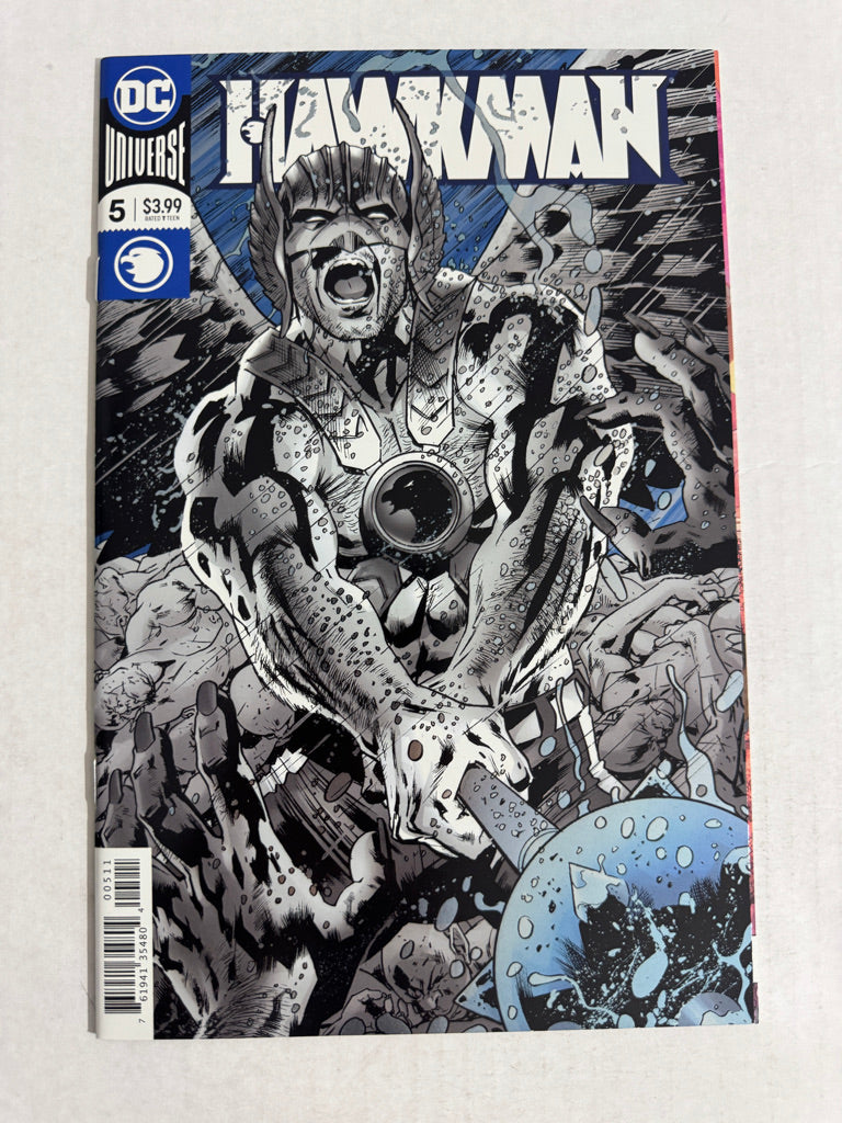 HAWKMAN #5 Vol 5 NM Bryan Hitch Foil Cover